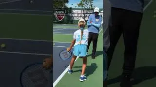 Thumbnail: The 10 year-old little panther one more serve, won more points!