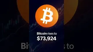 Thumbnail: Bitcoin Rises to $73,924 — Momentum Builds Again #Bitcoin #BTC #Crypto #BitcoinPrice #CryptoNews