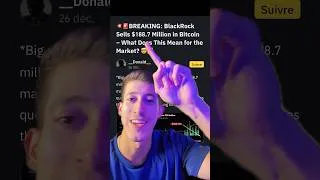 Thumbnail: BlackRock sells bitcoin AGAIN! 🤯#news #bitcoin #blackrock