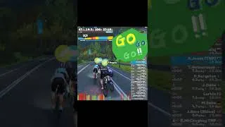 Thumbnail: Cat A Zwift sprinting, I’m out of my depth! #gozwift #zwift #indoorcycling