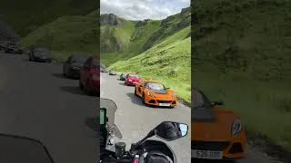 Thumbnail: Riding the Voge DS900X Through Winnats Pass! 😍🏍️⛰️ #Shorts