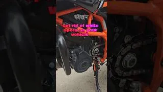 Thumbnail: Get ride of white spots on your motorcycle, completely organic. #ridersinc #diytutorial #fyp