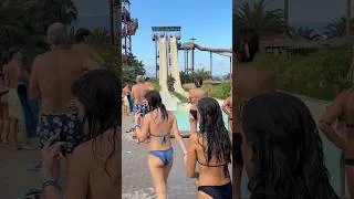 Thumbnail: 🇮🇹 CRAZY Water Slides in Italy! 💦🔥 The Ultimate Water Park Adventure! 😱🏄‍♂️ #waterslide #short