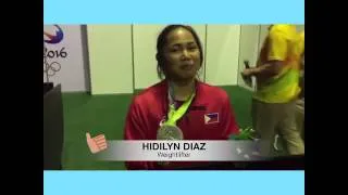 Thumbnail: win silver medal Filipino weightlifter Hidilyn Diaz Rio olympics 2016
