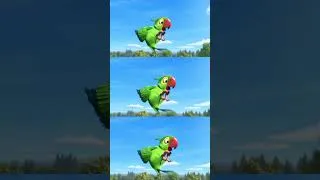 Thumbnail: 🦜मैं तोता मैं तोता!,  Main Tota Viral Kids Rhyme #Shorts Parrot Dance! Main Tota Main Tota Song