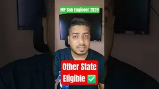 Thumbnail: MP Sub Engineer Other State Issue