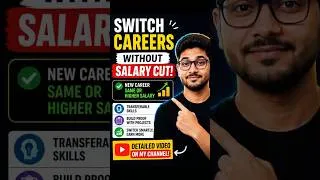 Thumbnail: Don't Switch Careers Until You Know This! 🚨  Switch Careers Without a Salary Cut 💰