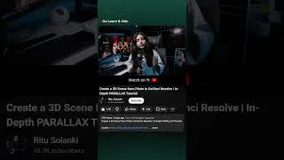 Thumbnail: How to Create 3D Parallax in DaVinci Resolve (Full Tutorial)