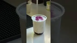 Thumbnail: Ube Latte using homemade ube syrup.