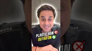 Thumbnail: Say no to plastic 😡# | RJ Raunac