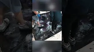 Thumbnail: Black & Purple Marble Epoxy Floor