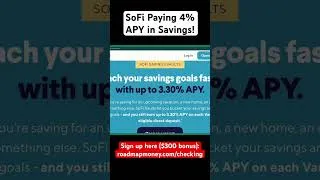 Thumbnail: SoFi High Yield Savings Account (4% APY)  #savings #bankaccount