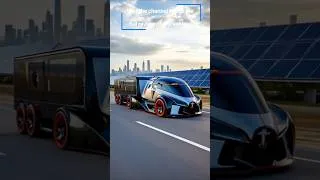 Thumbnail: Bugatti Hyper Truck – The World’s Most Advanced Electric Freight Machine! #futureoftrucking #shorts