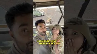 Thumbnail: 🦁MASAI MARA Lion Hunting Pathom😱 #minivlog #masaimara #lion