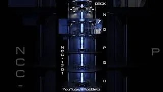 Thumbnail: Enterprise Engineering (refit) highlighting the vertical intermix chamber #startrek #blender