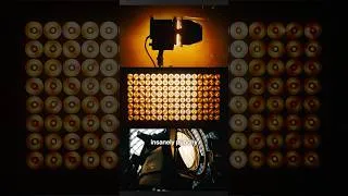 Thumbnail: An LED panel, but make it hard 🔥 #cinematography #lighting #cinematic