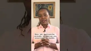 Thumbnail: The Job Application Mistake Everyone Makes in Sweden #lifeinsweden #stockholm #workinsweden