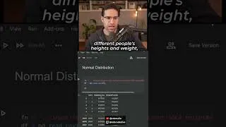 Thumbnail: What is a Normal Distribution? #datascience #statistics