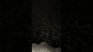 Thumbnail: 10:34pm light snow in slo-mo