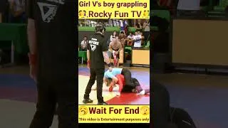 Thumbnail: Girl Fights Back Against Boy 😱 | Full Submission Wrestling Match#shorts #kabbadi #mma #bjj