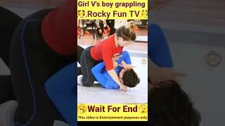 Thumbnail: Epic Girl VS Boy Grappling Match 💪 | Full Fight & Submission#shorts #grappling #mma #wrestling