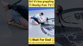 Thumbnail: Girl VS Boy Wrestling Showdown 🔥 | Epic Submission Battle#shorts #wrestling #mma #kabbadi