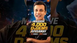 Thumbnail: 🎁 MASSIVE 4,000 D-GEMS GIVEAWAY! 🔥 16 WINNERS | War Robots  Join here :