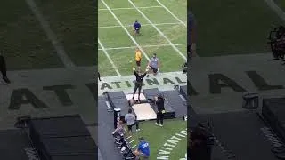 Thumbnail: Remember when Laura Horvath hit a 200LB log lift in Event 7 of the 2022 Rogue Invitational