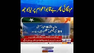 Thumbnail: Pakistan Inflation Update: New Price Hikes Put Pressure on Consumers | Rohi News