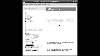 Thumbnail: PDida (Pure Data) help patch: [Rhythmic Patterns] - strg