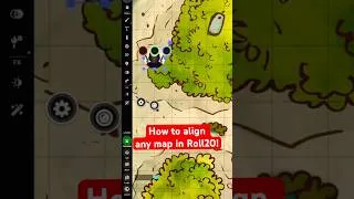 Thumbnail: Easy Tip! 💡 How to align any gridded map in Roll20 VTT