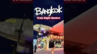 Thumbnail: How  to Visit the Night Train Market in Bangkok. #bangkok #thailand #travel