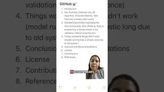 Thumbnail: How to write ReadME.md on GitHub like a pro #Github #datascience #artificialintelligence #coding