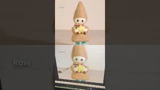 Thumbnail: Rough animation test 3 - Milo hugs a star #stopmotion #indieanimation #relaxing #needlefelting
