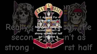 Thumbnail: Guns n Roses albums ranked!#glamrock #gunsnroses