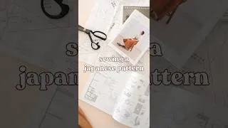 Thumbnail: Attempting to sew a Japanese sewing pattern ✂️🪡 #sewing #diy