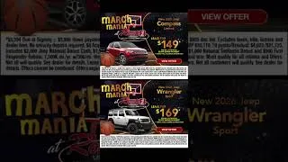 Thumbnail: No Sales Tax + 0% APR 🚗 Declaration of Deals | Route 1 CDJR | March 2026