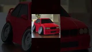 Thumbnail: 3D Printed Tooned BMW E36 M3 Print Timelapse #Shorts #automobile #printtimelapse #toys