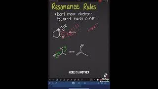 Thumbnail: Resonance is a one-way street ➡️➡️➡️ Make sure your electrons all flow in the same direction