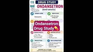 Thumbnail: Ondansetron Drug Study | Uses, Dose, Mechanism of Action, Side Effects | Nursing Pharmacology