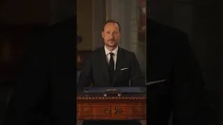 Thumbnail: Emotional speech from #KingHaakon to his late father 💔🙏 #shorts