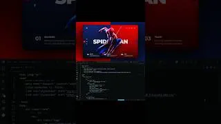 Thumbnail: SPIDERMAN UI #css #cssanimation #html