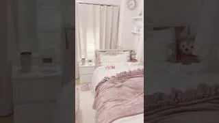 Thumbnail: room tour🎀🩰🤍#roomtour #roomdecor #coquette #pinkroom #bedroom #pinterest #aesthetic #fyp #vanity