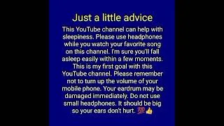 Thumbnail: Just a little advice as a sleeping aid at night