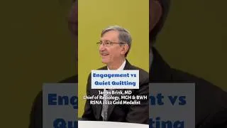 Thumbnail: How to Prevent Quiet Quitting in Healthcare #rsnaunscripted #radiology