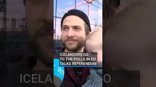 Thumbnail: Icelanders vote in EU membership talks referendum | #RTENews