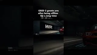 Thumbnail: GRID 2 greets you after not logging into the game for a while