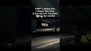 Thumbnail: GRID 2 wishes you a Happy New Year if logged into the game during the holiday
