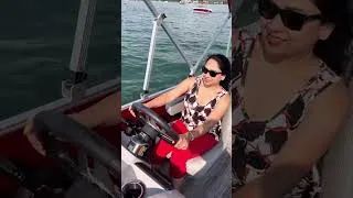 Thumbnail: Boat Riding fun 😀 # @Ruby dee duniyaa# Like # Share# Subscribe