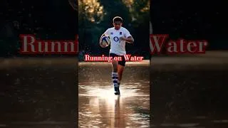 Thumbnail: Rugby Player running on Water #DreamScreenAI#rugby #rugbyleague #rugbyunion #sports #water #run